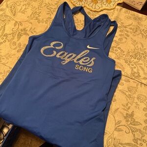 Nike Pro Blue and Gold Tank Top